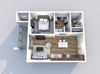 A-4 Floor Plan A-4 Floor Plan at Downtown 360, Salt Lake City, UT, 84101