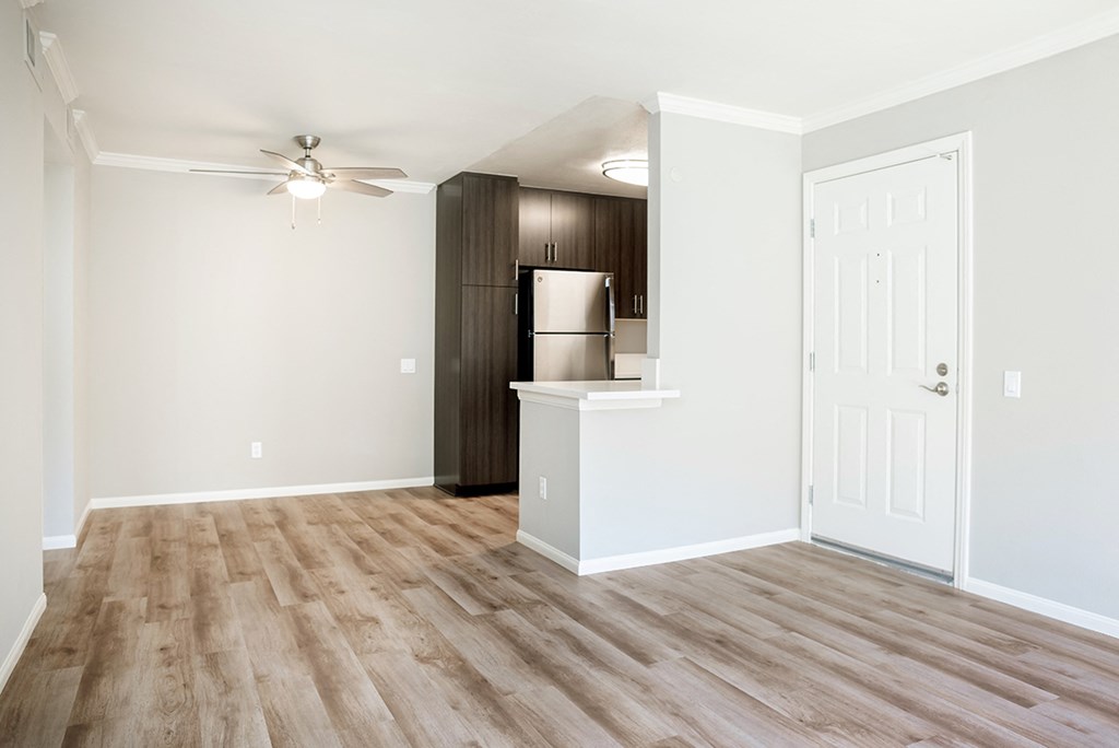 1 Bedroom Unit Living Room at Central Park, California, 91942