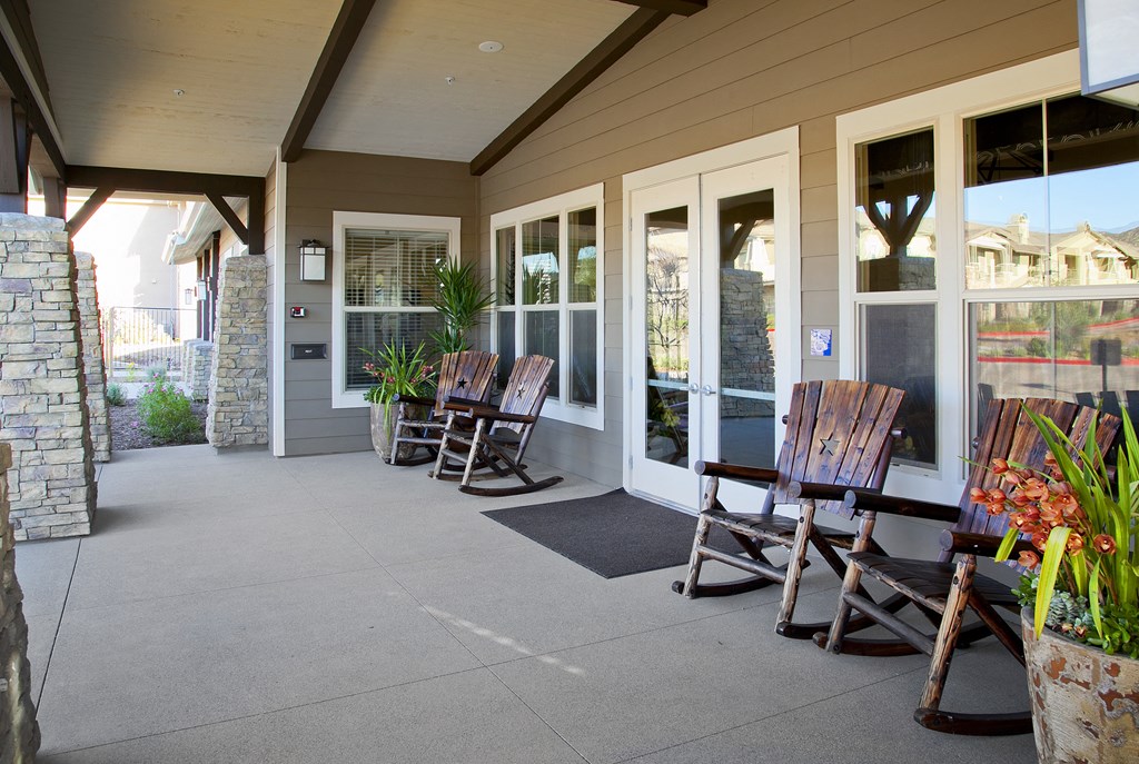 Patio at Oak Springs Ranch, 92595