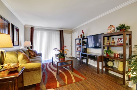 Living room at Adagio, La Mesa, CA
