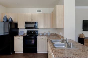 Kitchen at Missions at Sunbow Apartments, Chula Vista, CA