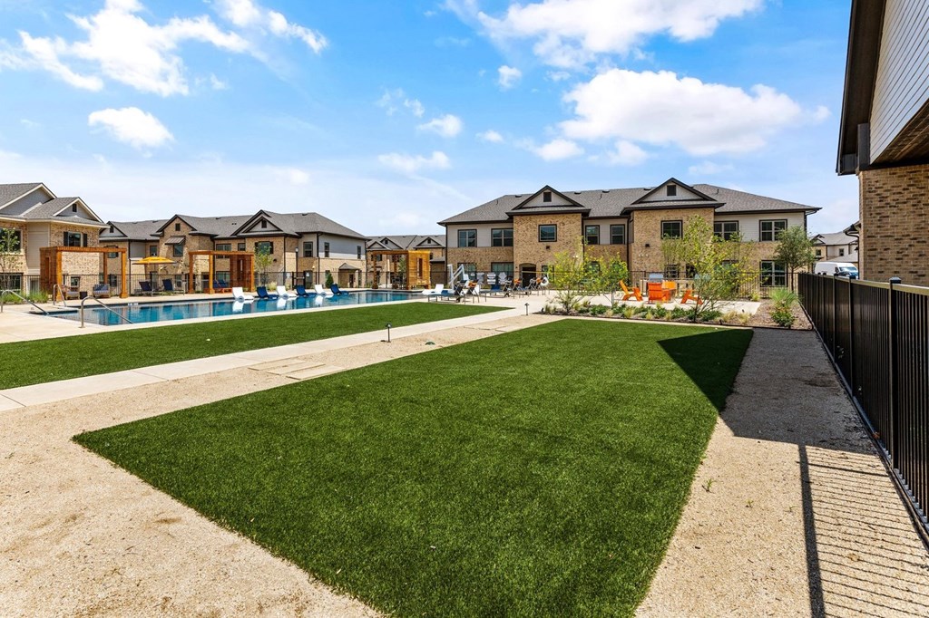take a dip in the pool at villas at houston levee west apartments in cord