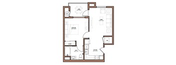 One bedroom one bathroom