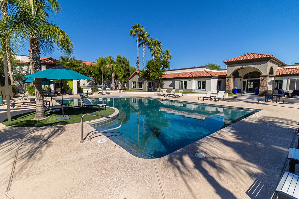 take a dip in our resort style pool