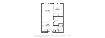 the floor plan of the 2100 sq ft apartment