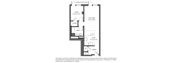 the plan of the floor plan for the apartment