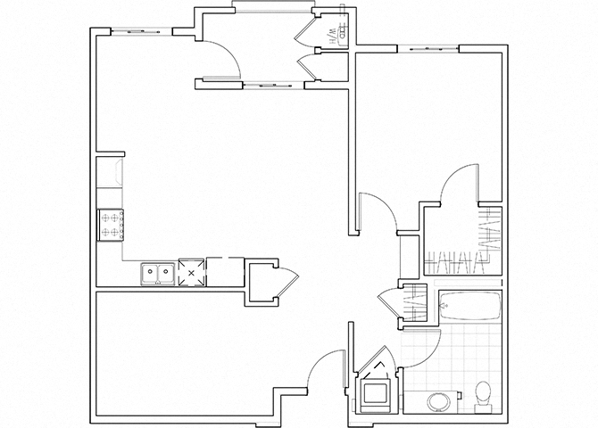 1 Bed 1 Bath
