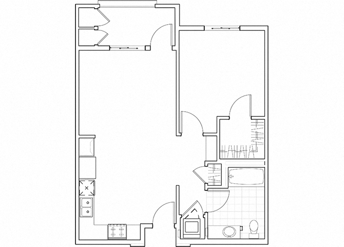 1 Bed 1 Bath