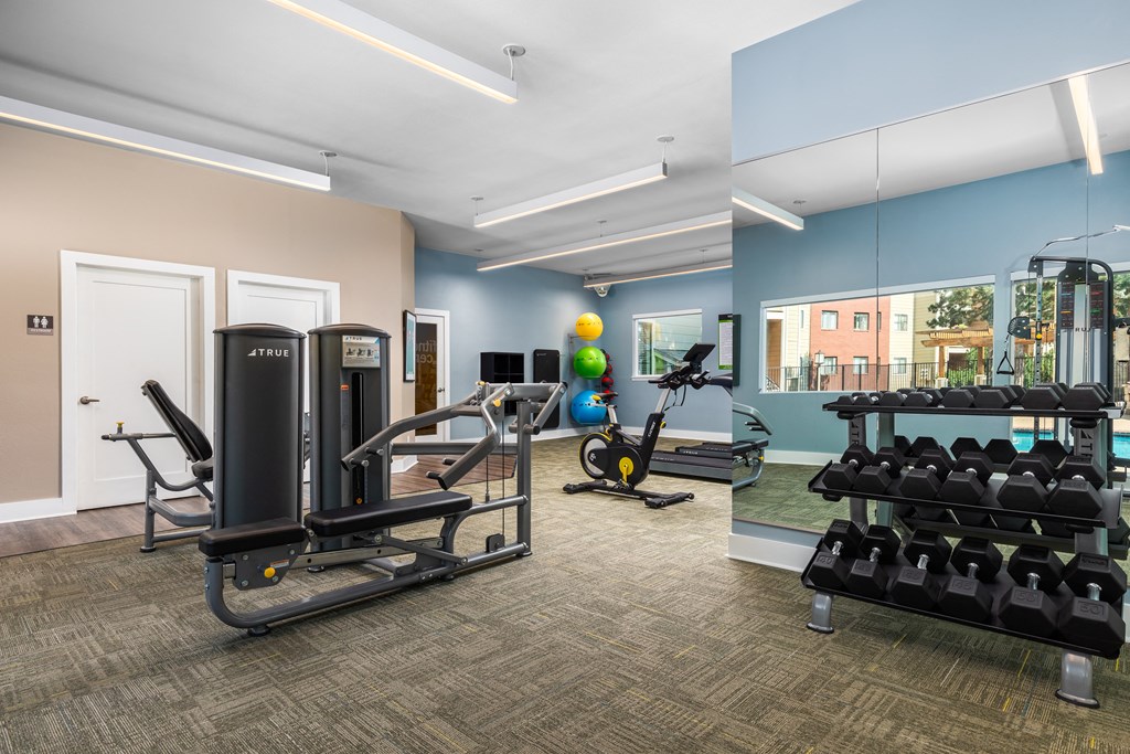 Fitness center at terra vista at the park