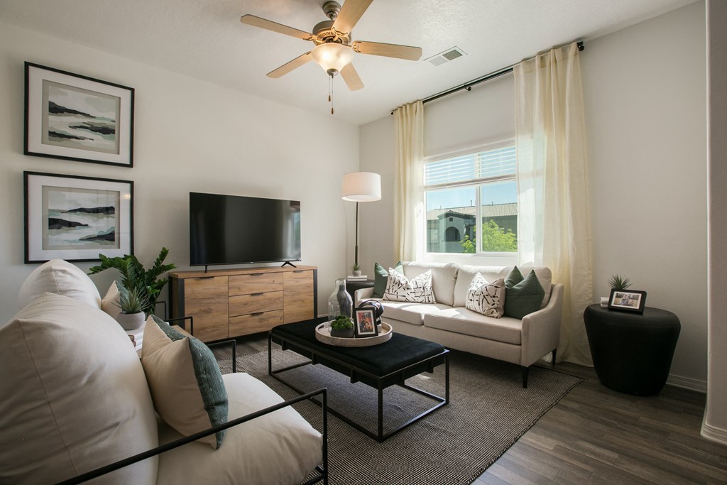 An Open Living Room at Cantata at the Trails, Albuquerque, New Mexico