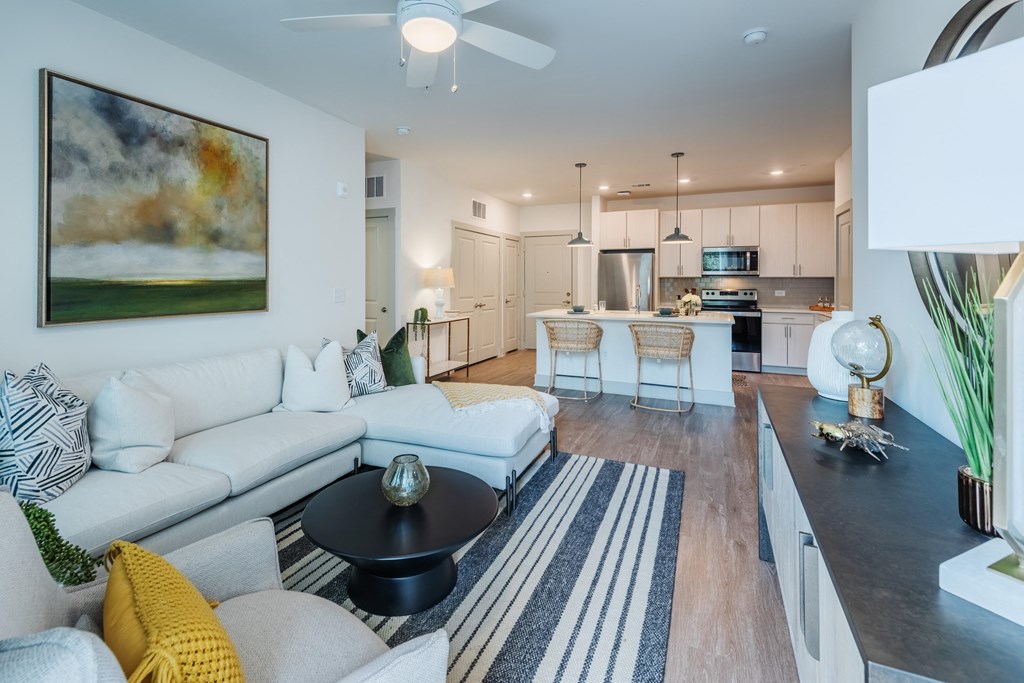 Living area with seating