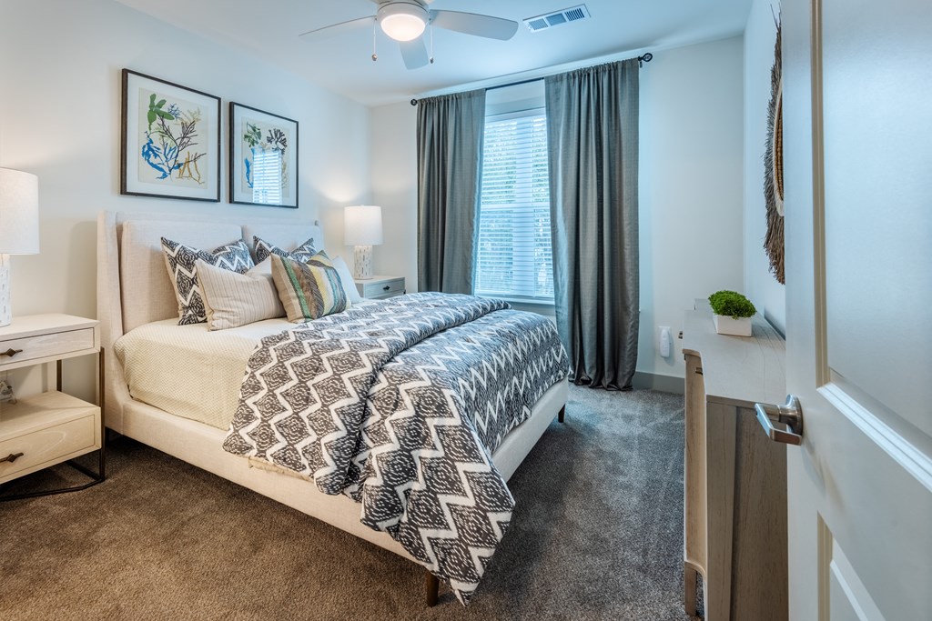 Bedroom with natual lighting