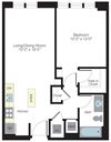 747 sq ft floorplan