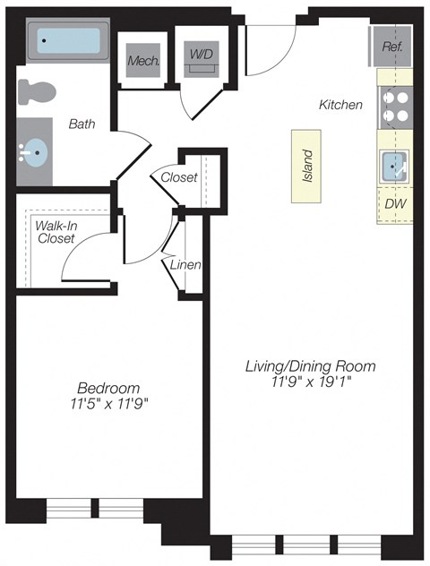 720 sq ft floorplan