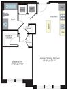 692 sq ft floorplan
