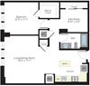 920 sq ft floorplan