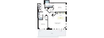 1219 sq ft floorplan