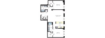 1234 sq ft floorplan