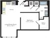644 sq ft floorplan