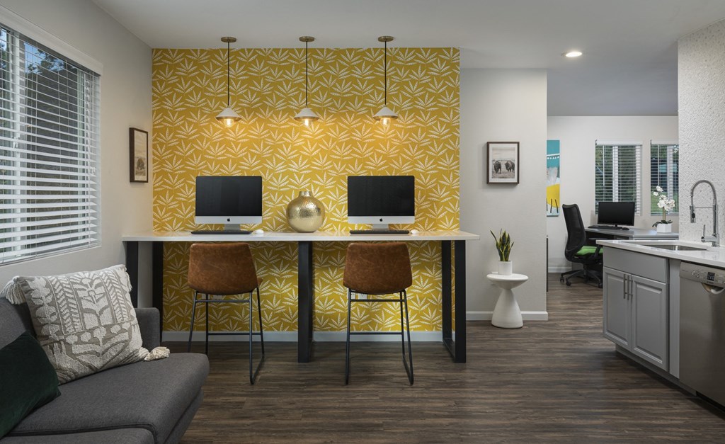 lounge with computers