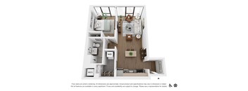 bedroom floor plan | apartments in pittsburgh pa | the alden