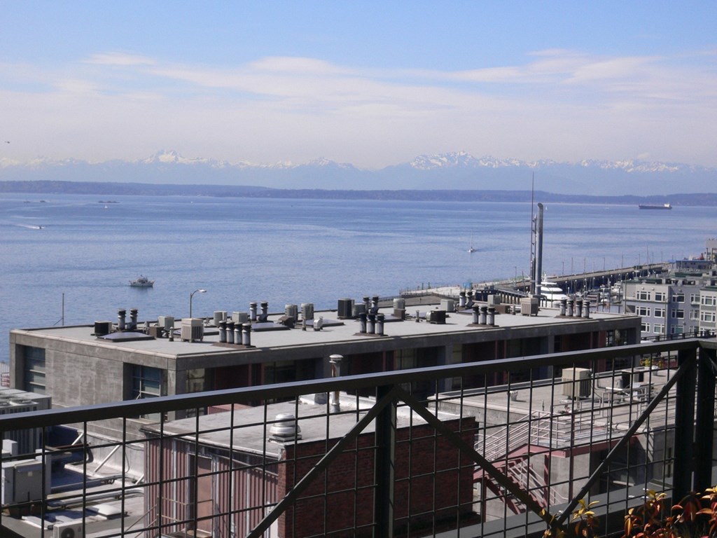 the view from the balcony of our apartment