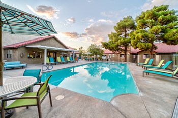 Pool With Sunning Deck at 5400 Vistas, Las Vegas, Nevada - Photo Gallery 13