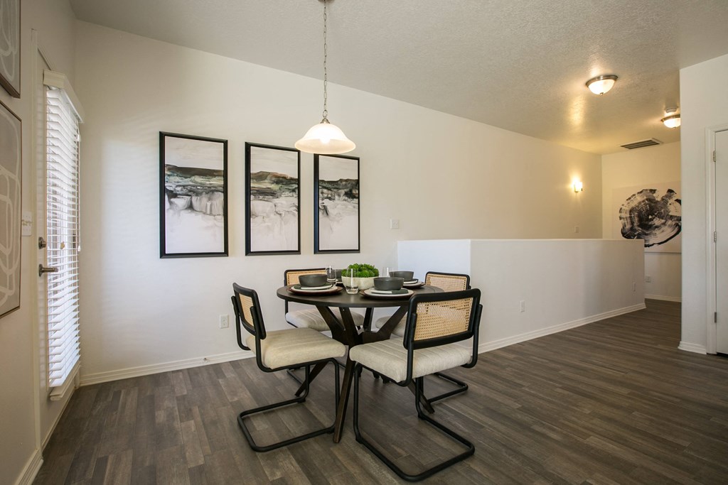 A Dining Room With Window at Cantata at the Trails, Albuquerque, NM