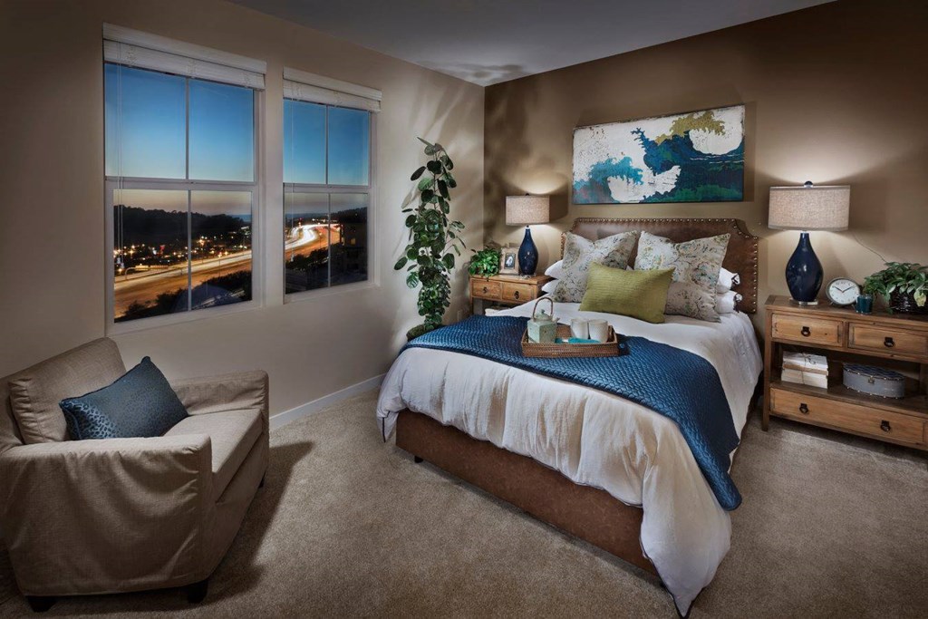 Bedroom at Ocean Air, California, 92130