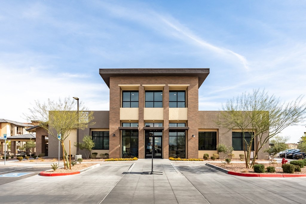 Leasing office entrance