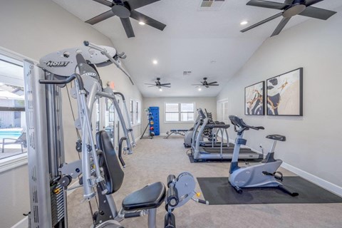 Gym with Equipment at 5400 Vistas Apartments, Las Vegas, 89120