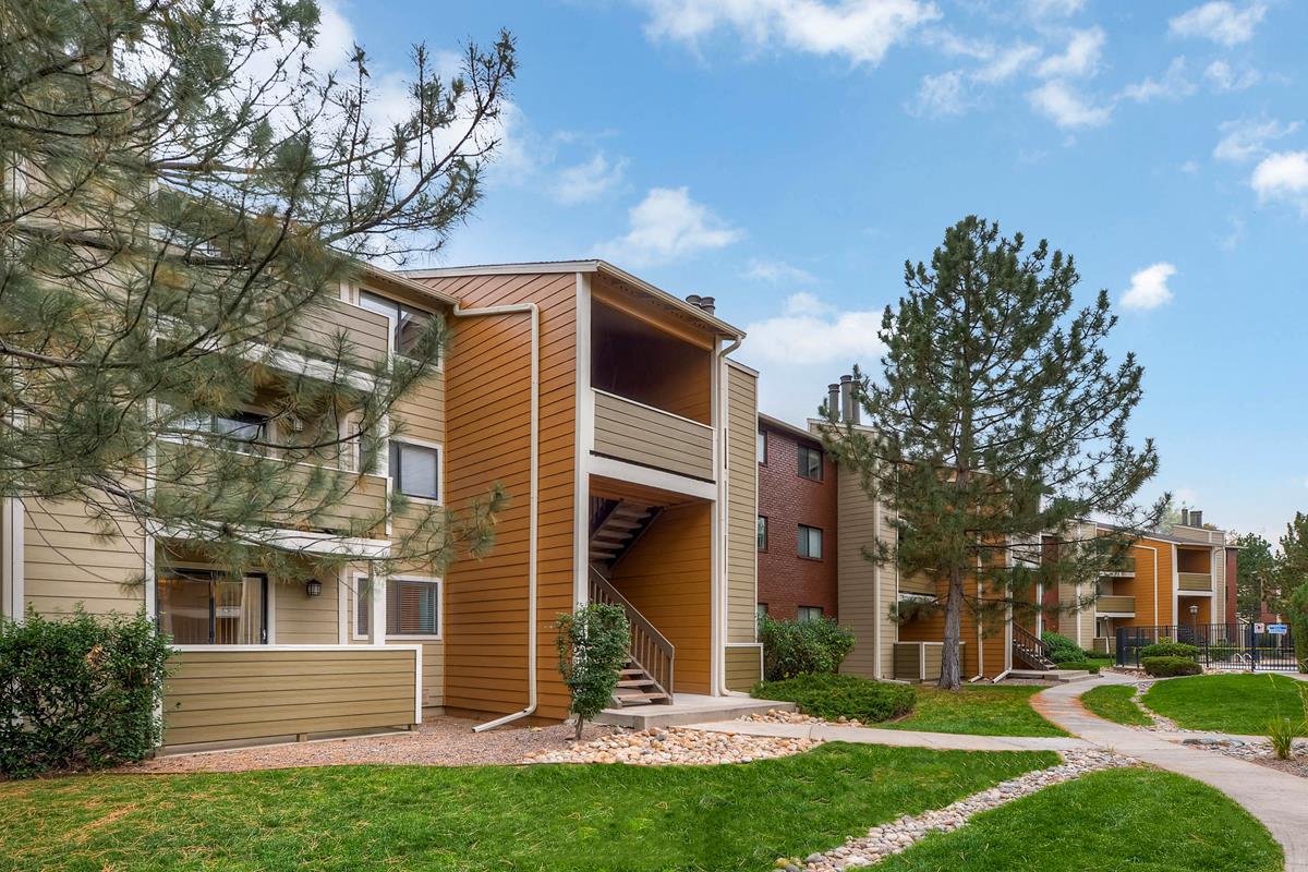 Exterior of one of Terra Vista's three level buildings