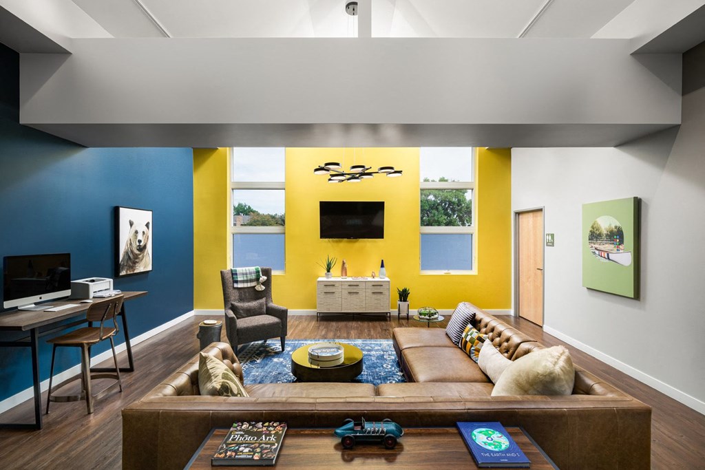 Resident Clubhouse with TV and Computer