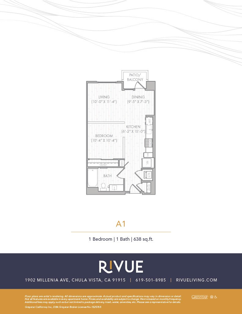 A floor plan for a property at 1902 Millenia Ave, Chula Vista, CA 91915 is displayed.