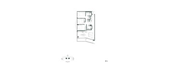 A floor plan of a house with rooms labeled.