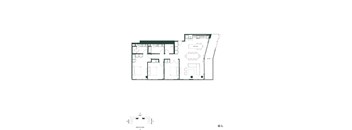 A floor plan of a house with rooms labeled.