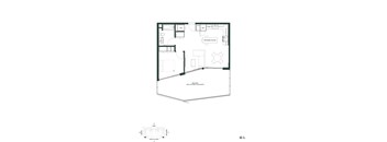 A floor plan of a house with a section labeled "MOVEABLE ISLAND".