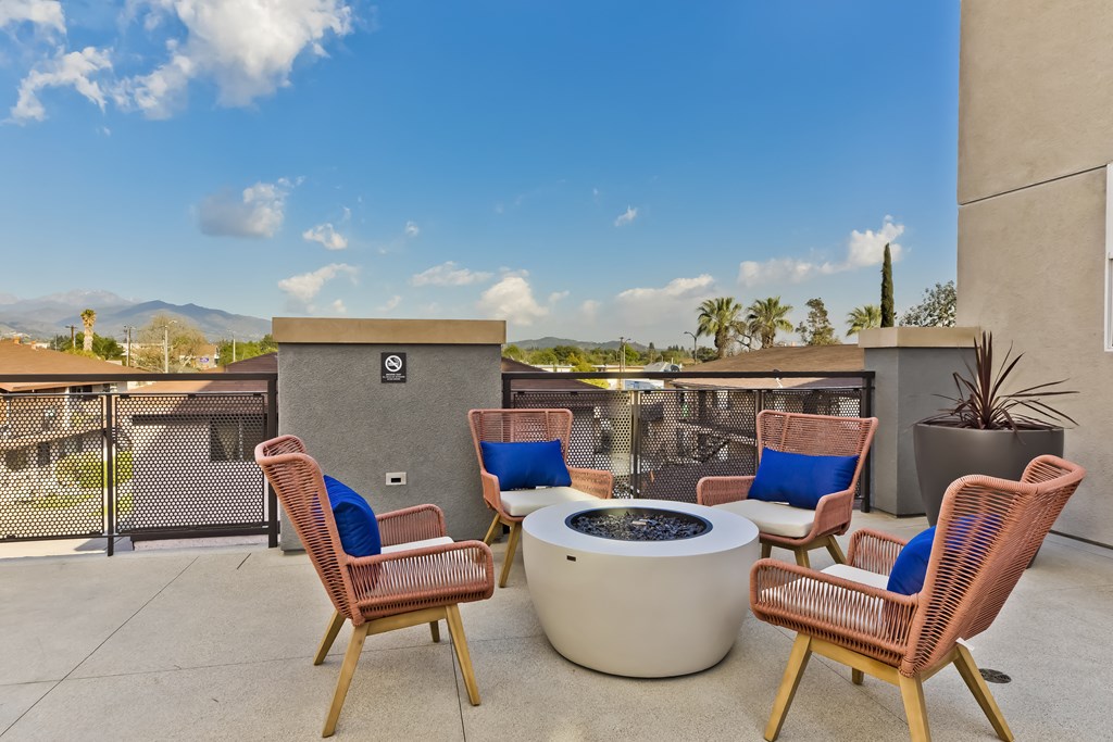 Outdoor seating area