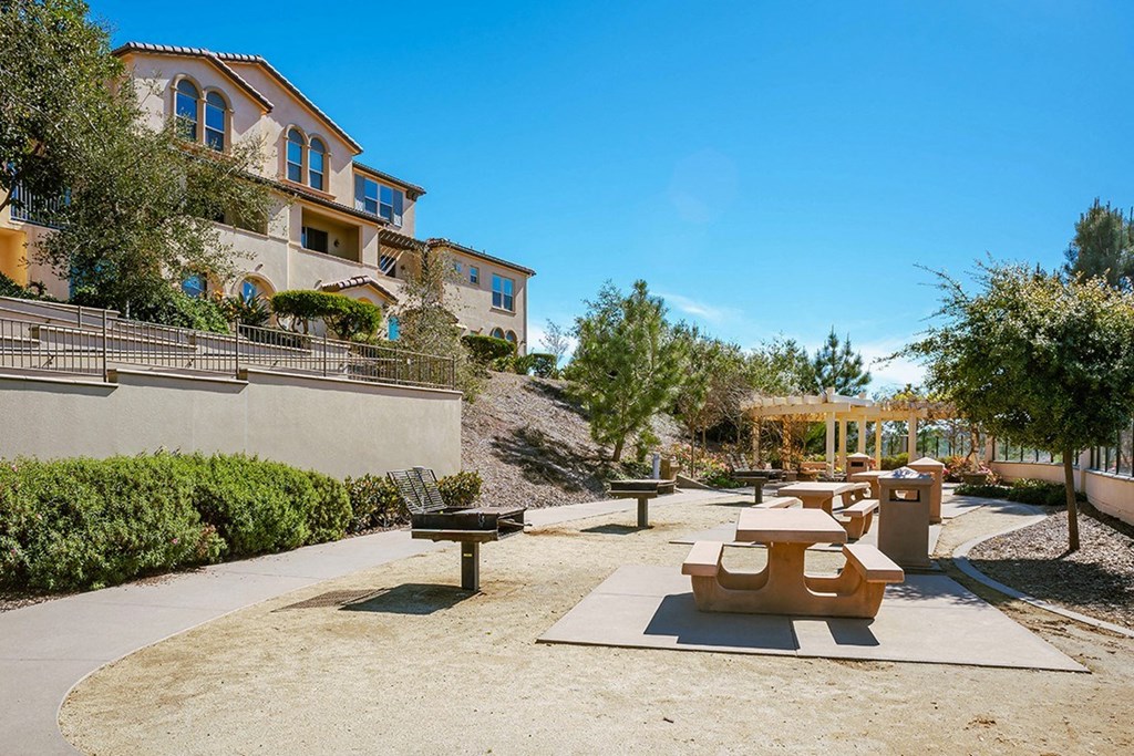 Picnic Area And BBQ at Ocean Air, San Diego California