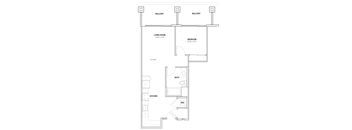 1A1  Floor Plan at Burano, California, 90802