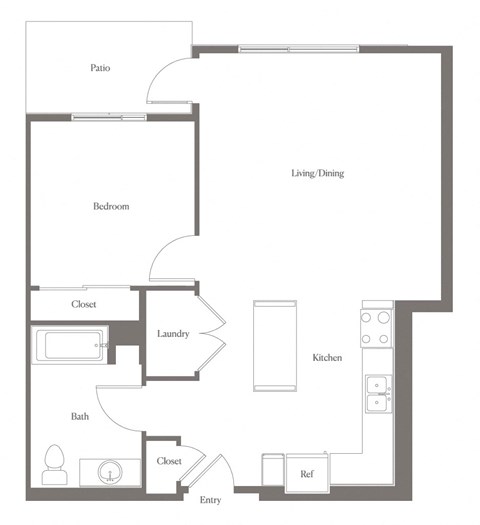 One Bedroom One Bath
