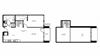 One Bedroom Loft floor plan