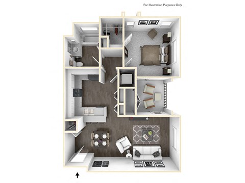 One bedroom one bathroom