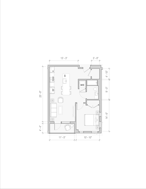 a floor plan of a small house