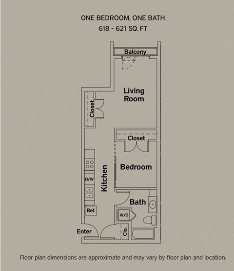 620 sq ft floorplan