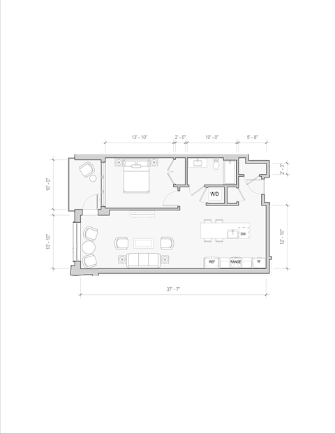 a floor plan of a small house