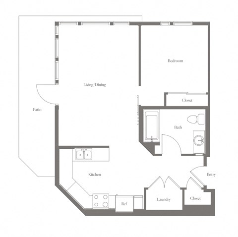 One Bedroom One Bath