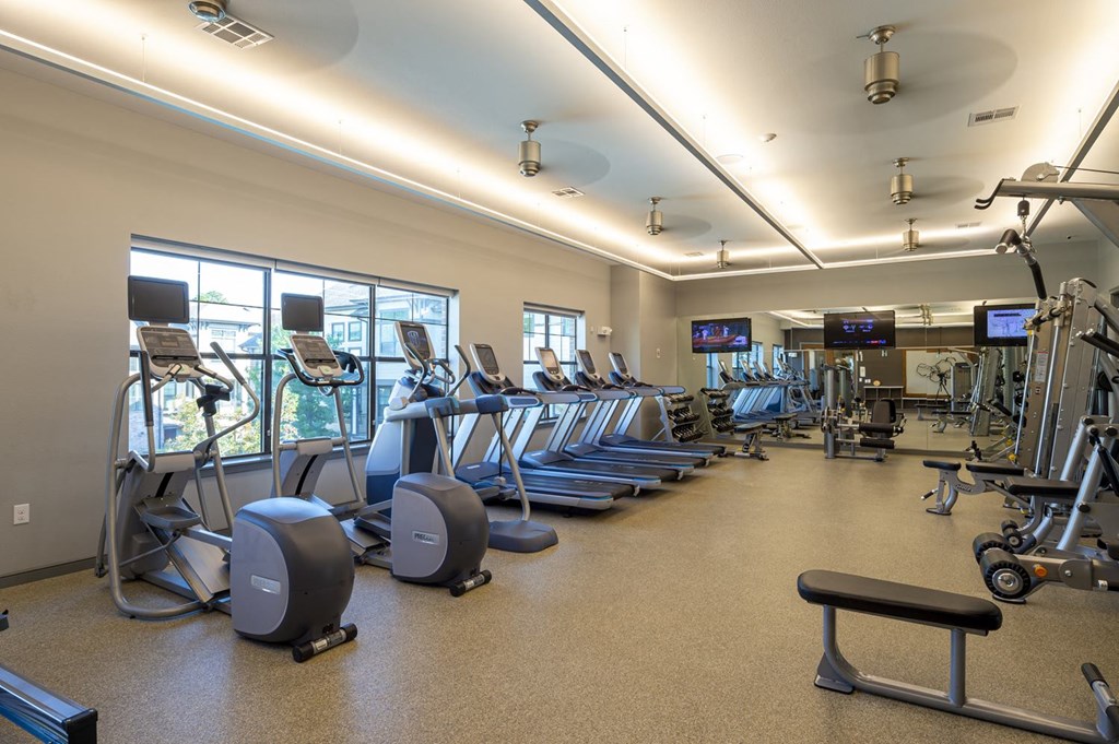 Gym  at Townhomes at Woodmill Creek, Texas