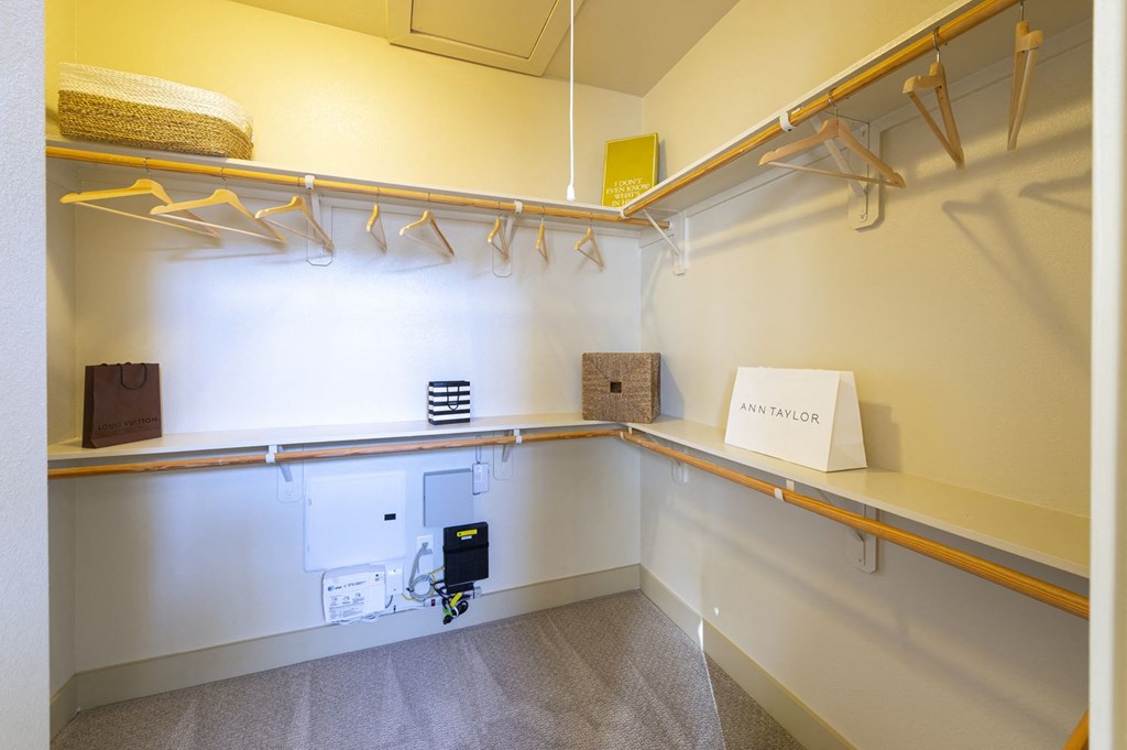 Walk in closet  at Townhomes at Woodmill Creek, The Woodlands, 77380