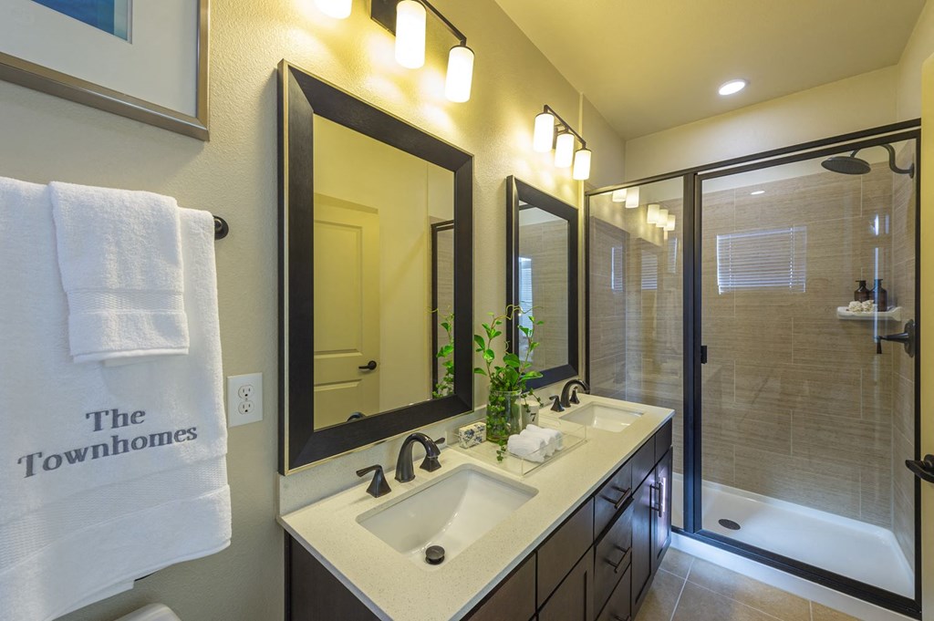 Bathroom  at Townhomes at Woodmill Creek, The Woodlands, TX